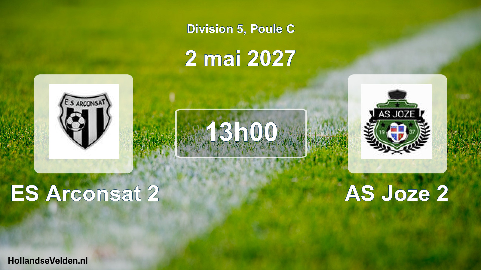 Scheduled Match: ES Arconsat 2 - AS Joze 2 (2 May 2027)