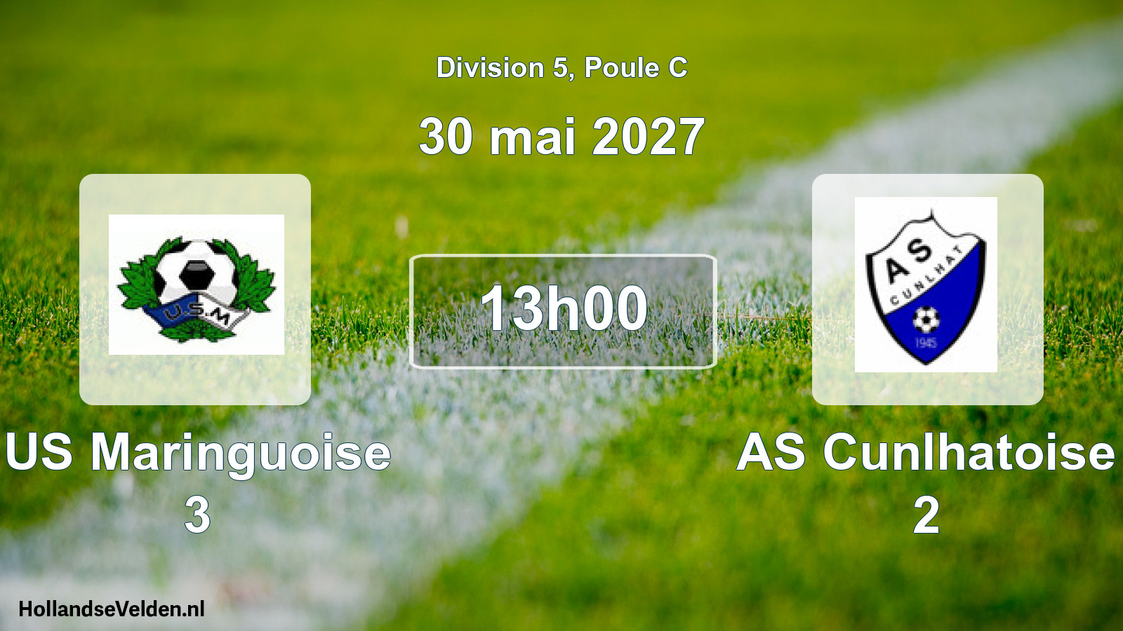 Scheduled Match: US Maringuoise 3 - AS Cunlhatoise 2 (30 May 2027)