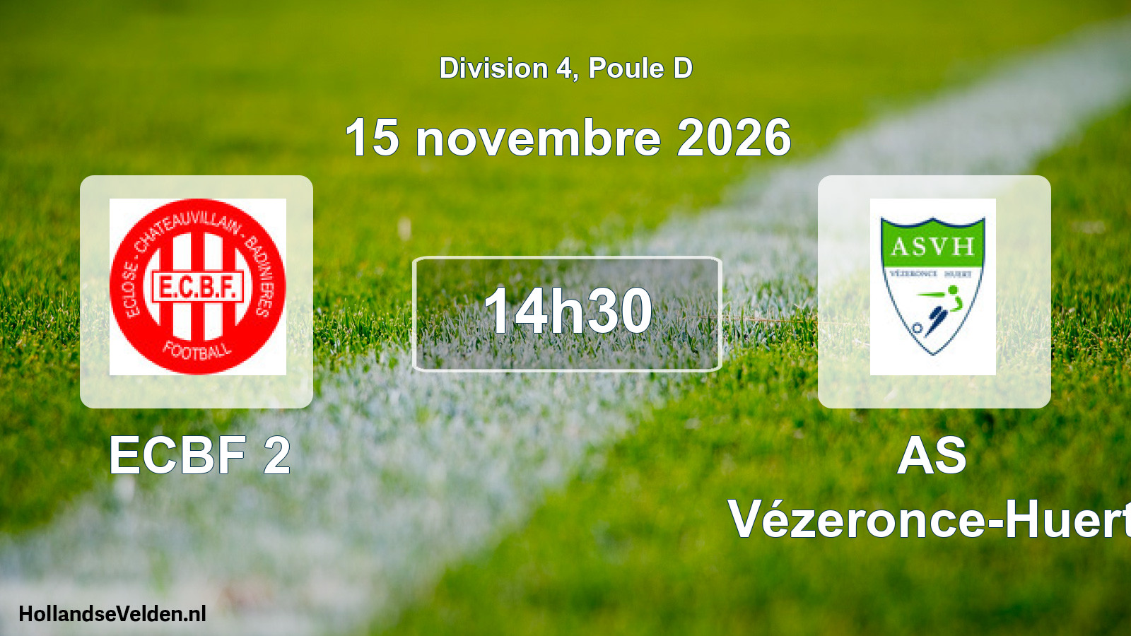 Scheduled Match: ECBF 2 - AS Vézeronce-Huert (15 November 2026)