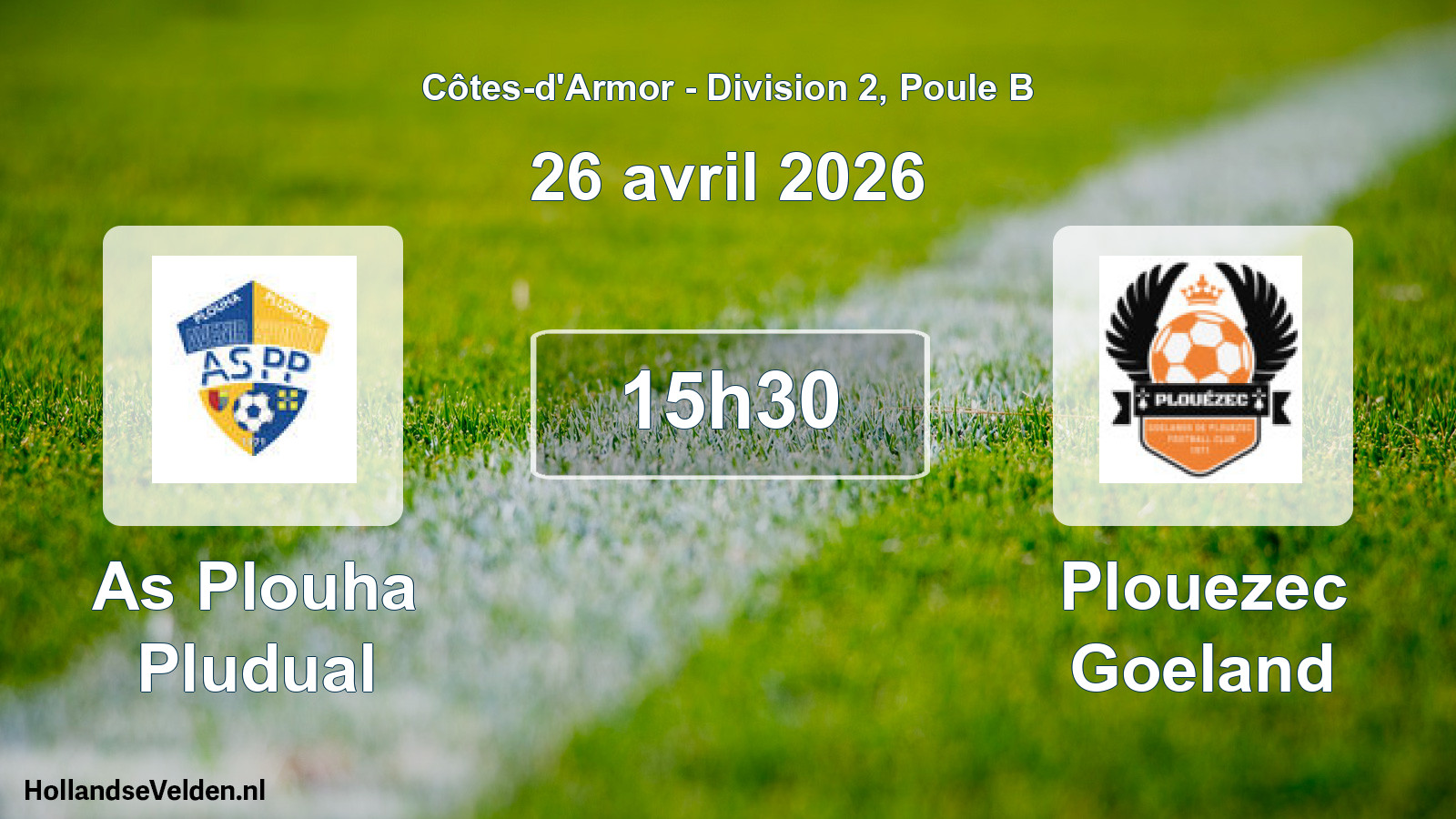 Geplande wedstrijd: As Plouha Pludual - Plouezec Goeland (26 avril 2026)