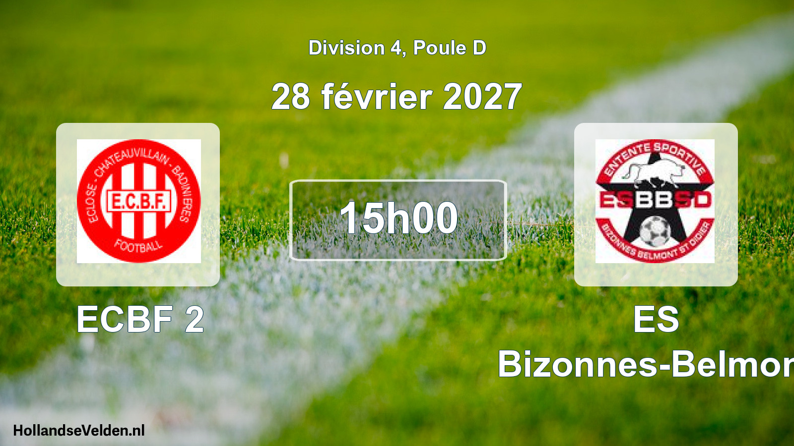 Scheduled Match: ECBF 2 - ES Bizonnes-Belmont (28 February 2027)