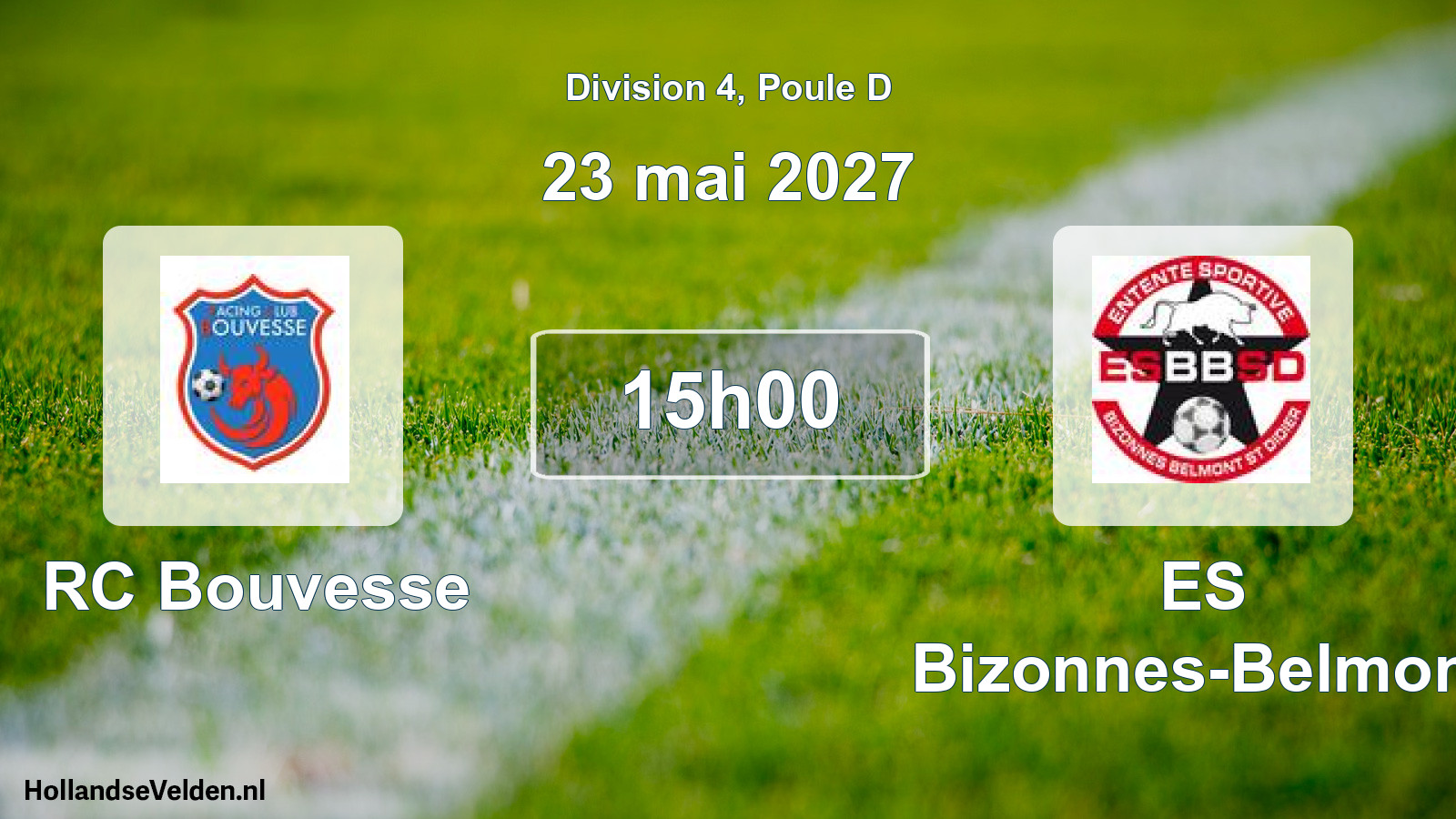 Scheduled Match: RC Bouvesse - ES Bizonnes-Belmont (23 May 2027)