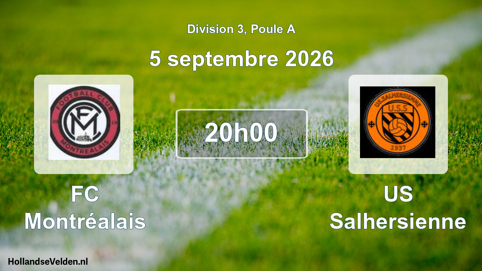 Scheduled Match: FC Montréalais - US Salhersienne (5 September 2026)