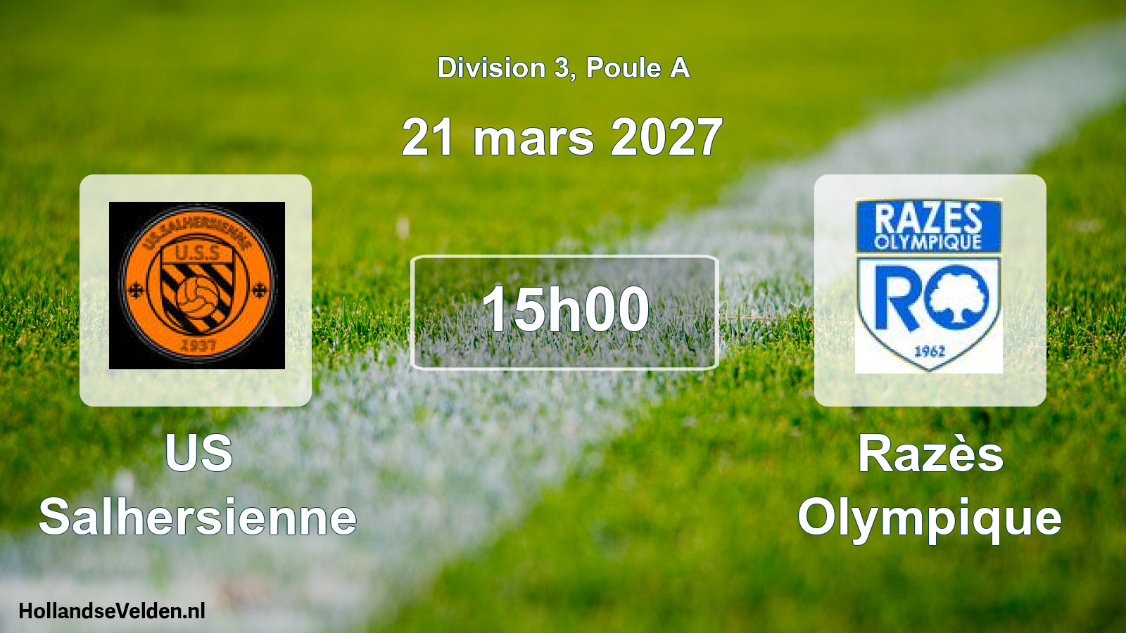Match programmé: US Salhersienne - Razès Olympique 2 (21 mars 2027)