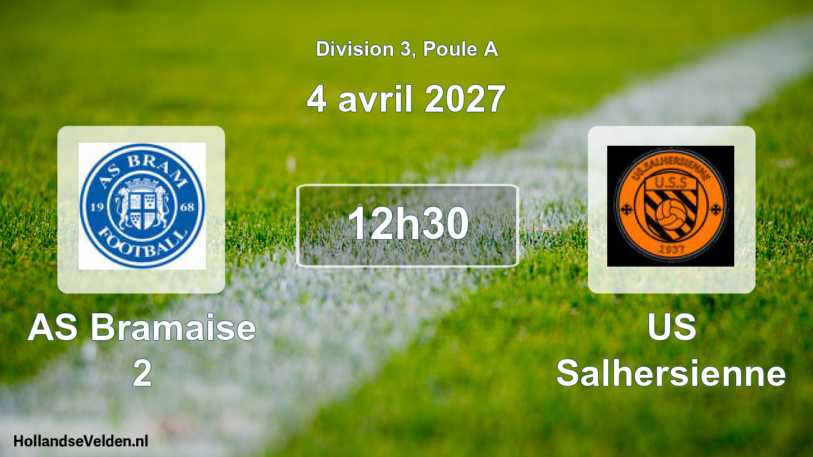Scheduled Match: AS Bramaise 2 - US Salhersienne (4 April 2027)