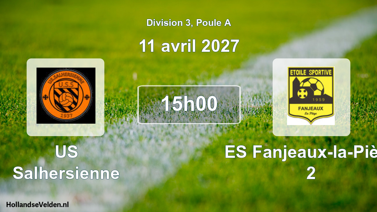 Scheduled Match: US Salhersienne - ES Fanjeaux-la-Piège 2 (11 April 2027)