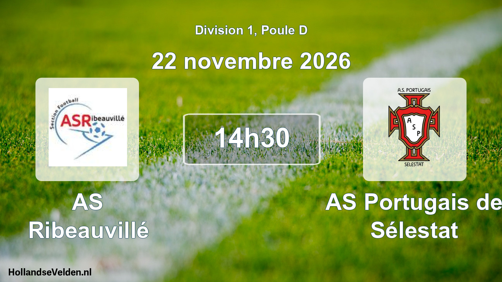 Scheduled Match: AS Ribeauvillé - AS Portugais de Sélestat (22 November 2026)