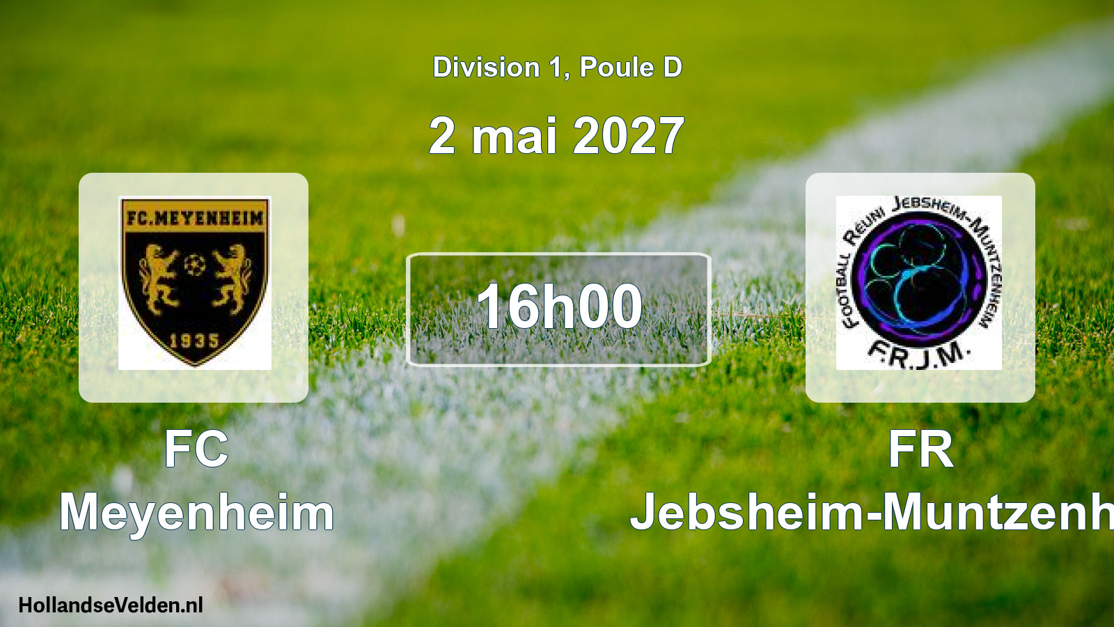 Scheduled Match: FC Meyenheim - FR Jebsheim-Muntzenheim (2 May 2027)