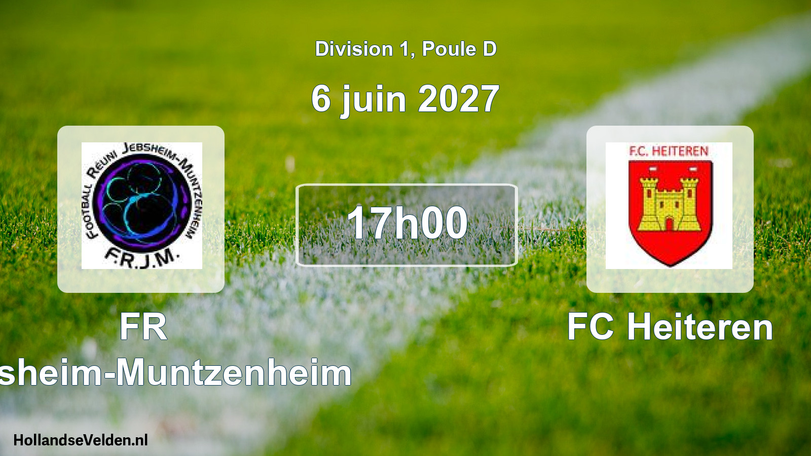 Scheduled Match: FR Jebsheim-Muntzenheim - FC Heiteren (6 June 2027)