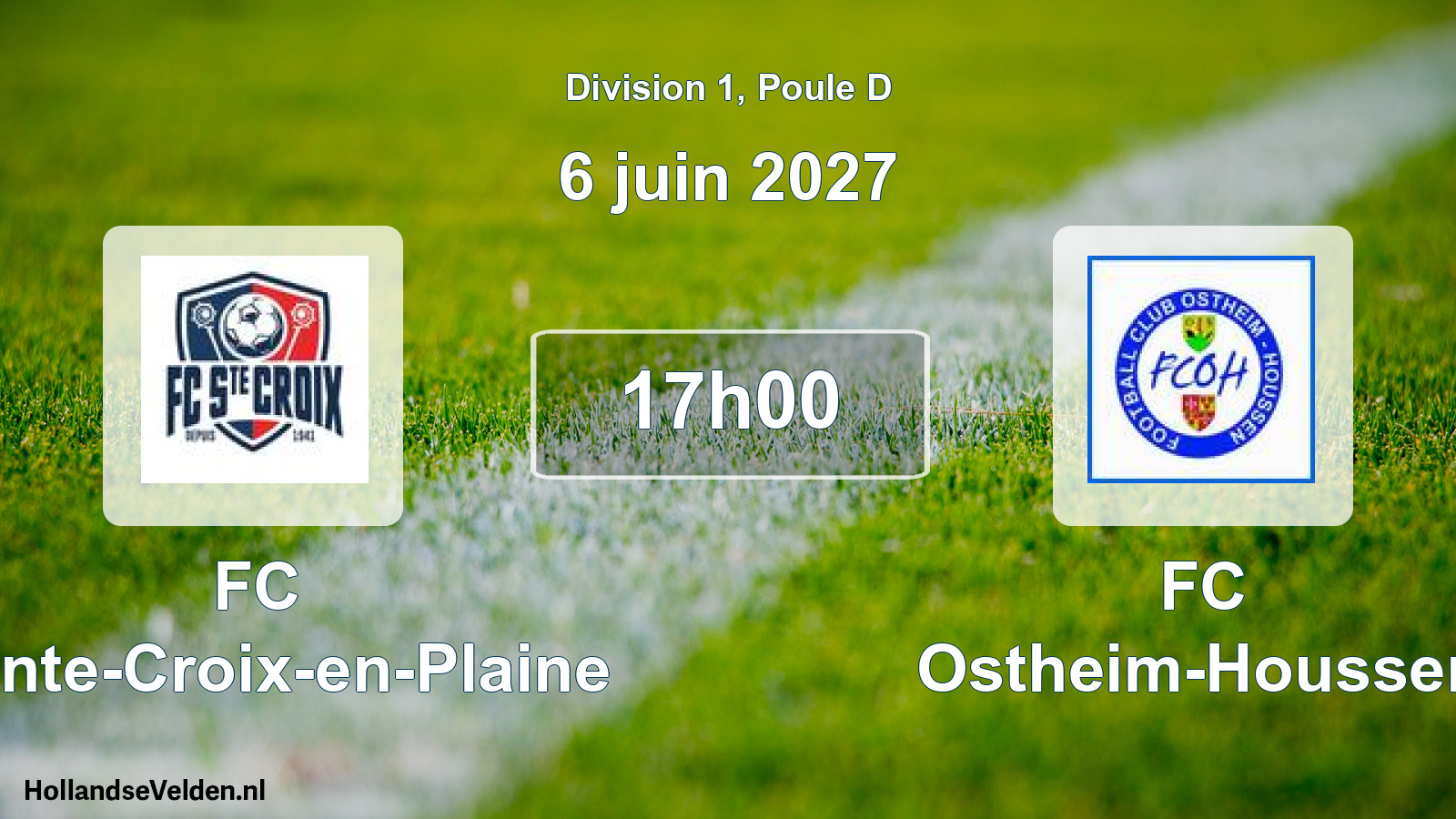 Scheduled Match: FC Sainte-Croix-en-Plaine - FC Ostheim-Houssen (6 June 2027)