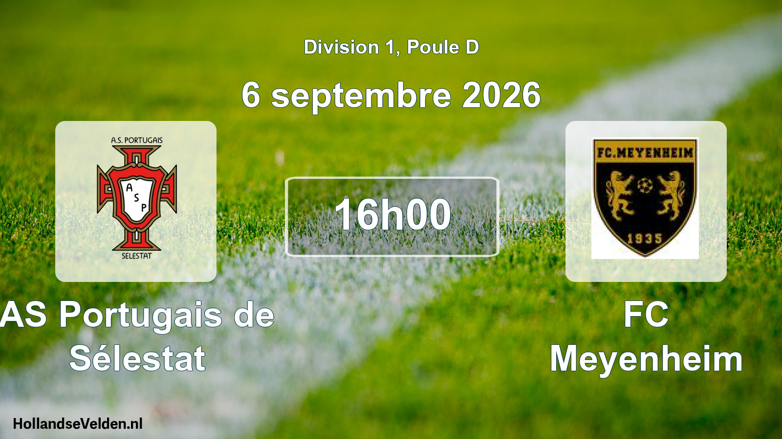 Scheduled Match: AS Portugais de Sélestat - FC Meyenheim (6 September 2026)
