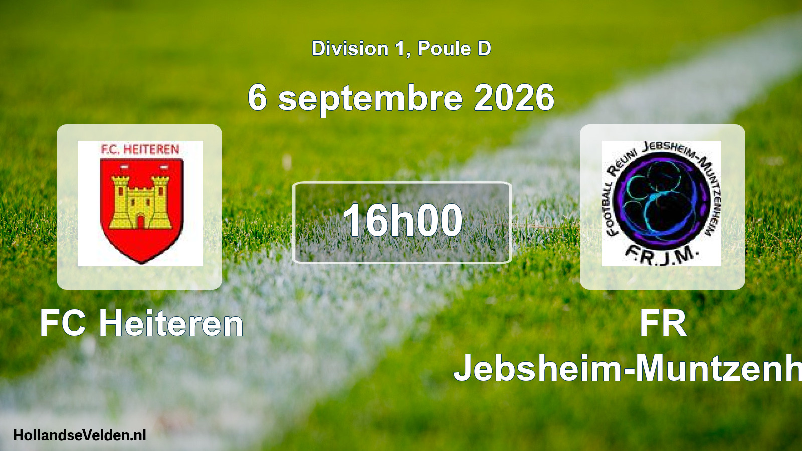 Scheduled Match: FC Heiteren - FR Jebsheim-Muntzenheim (6 September 2026)