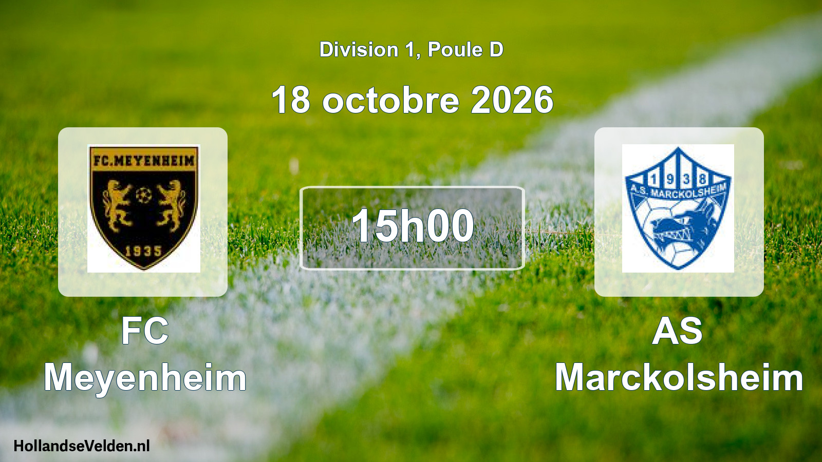 Scheduled Match: FC Meyenheim - AS Marckolsheim (18 October 2026)