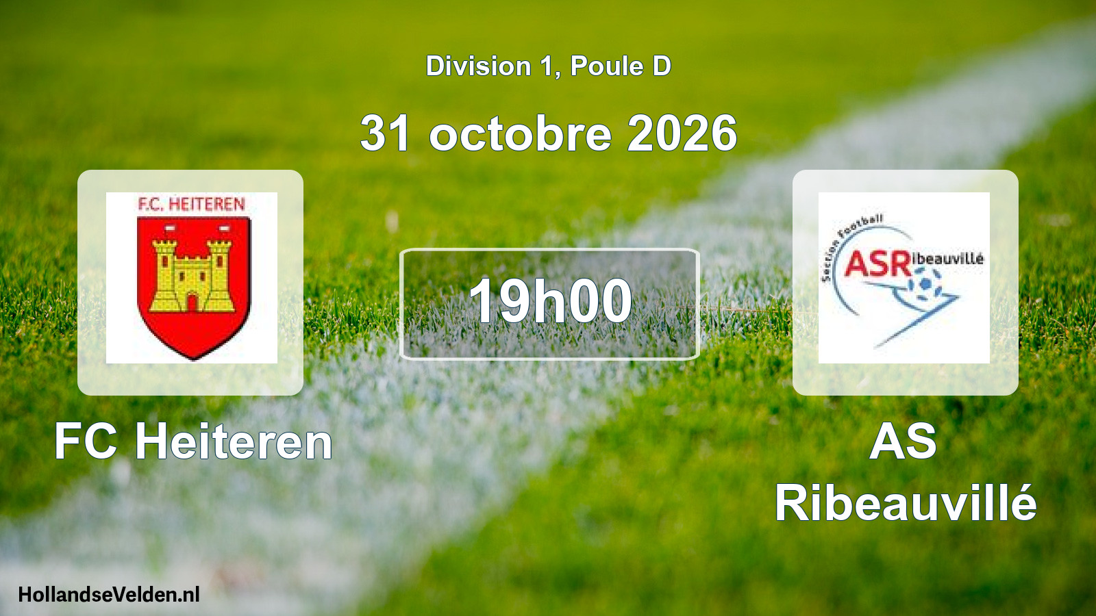 Scheduled Match: FC Heiteren - AS Ribeauvillé (31 October 2026)