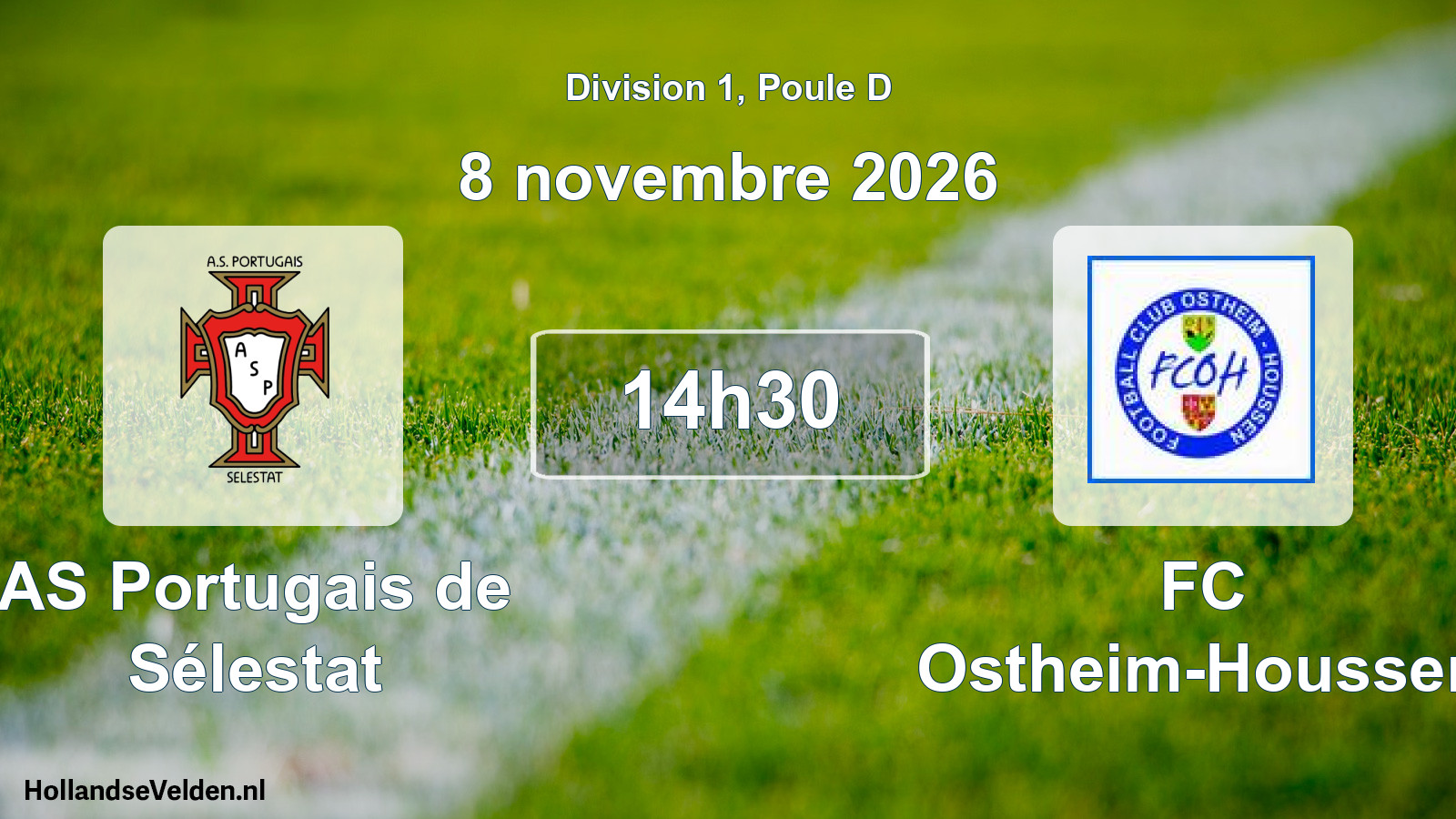 Scheduled Match: AS Portugais de Sélestat - FC Ostheim-Houssen (8 November 2026)