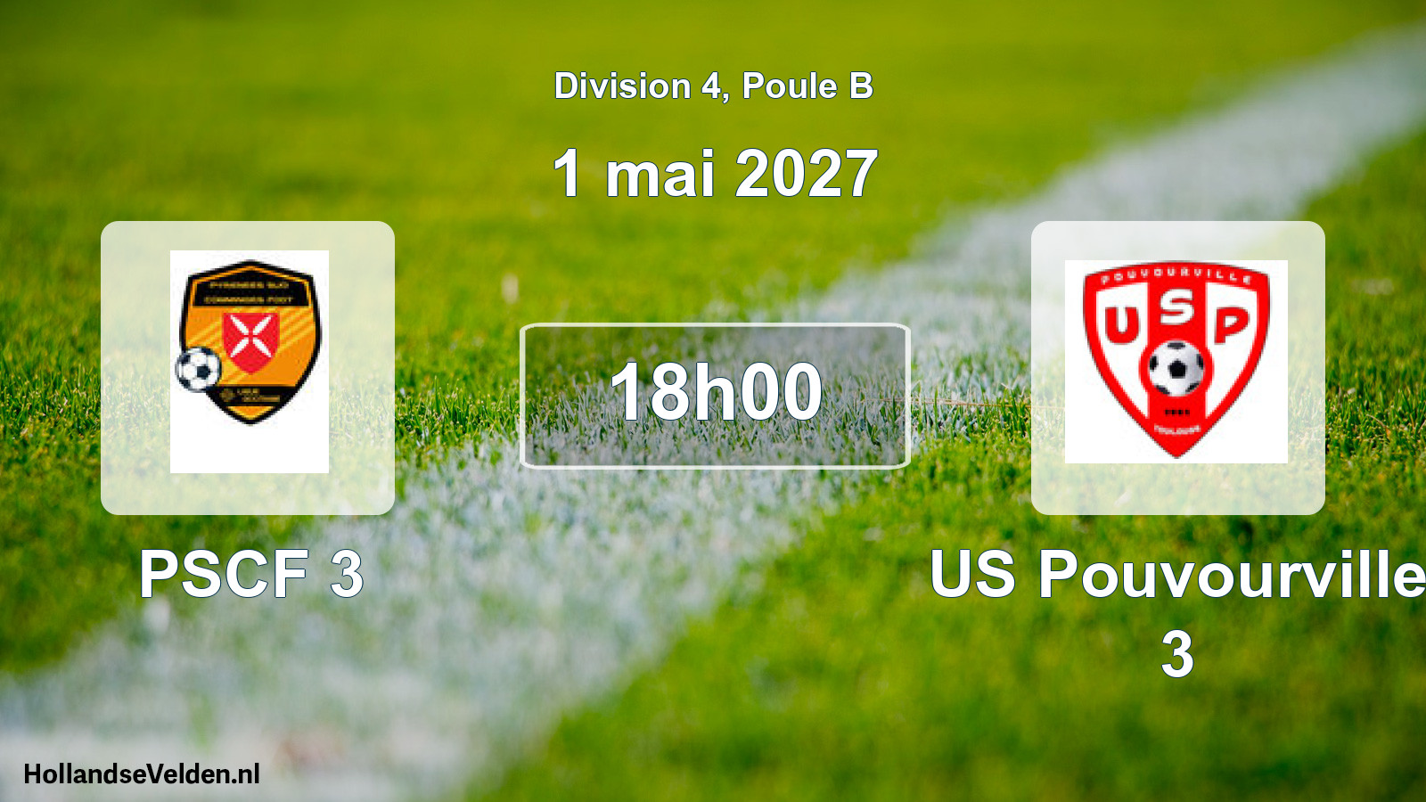 Scheduled Match: PSCF 3 - US Pouvourville 3 (1 May 2027)