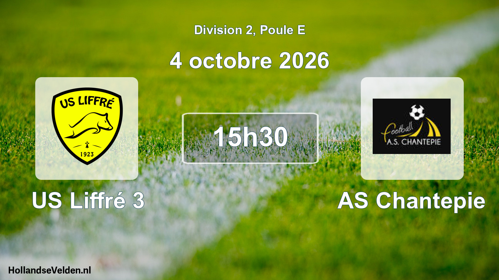 Scheduled Match: US Liffré 3 - AS Chantepie (4 October 2026)