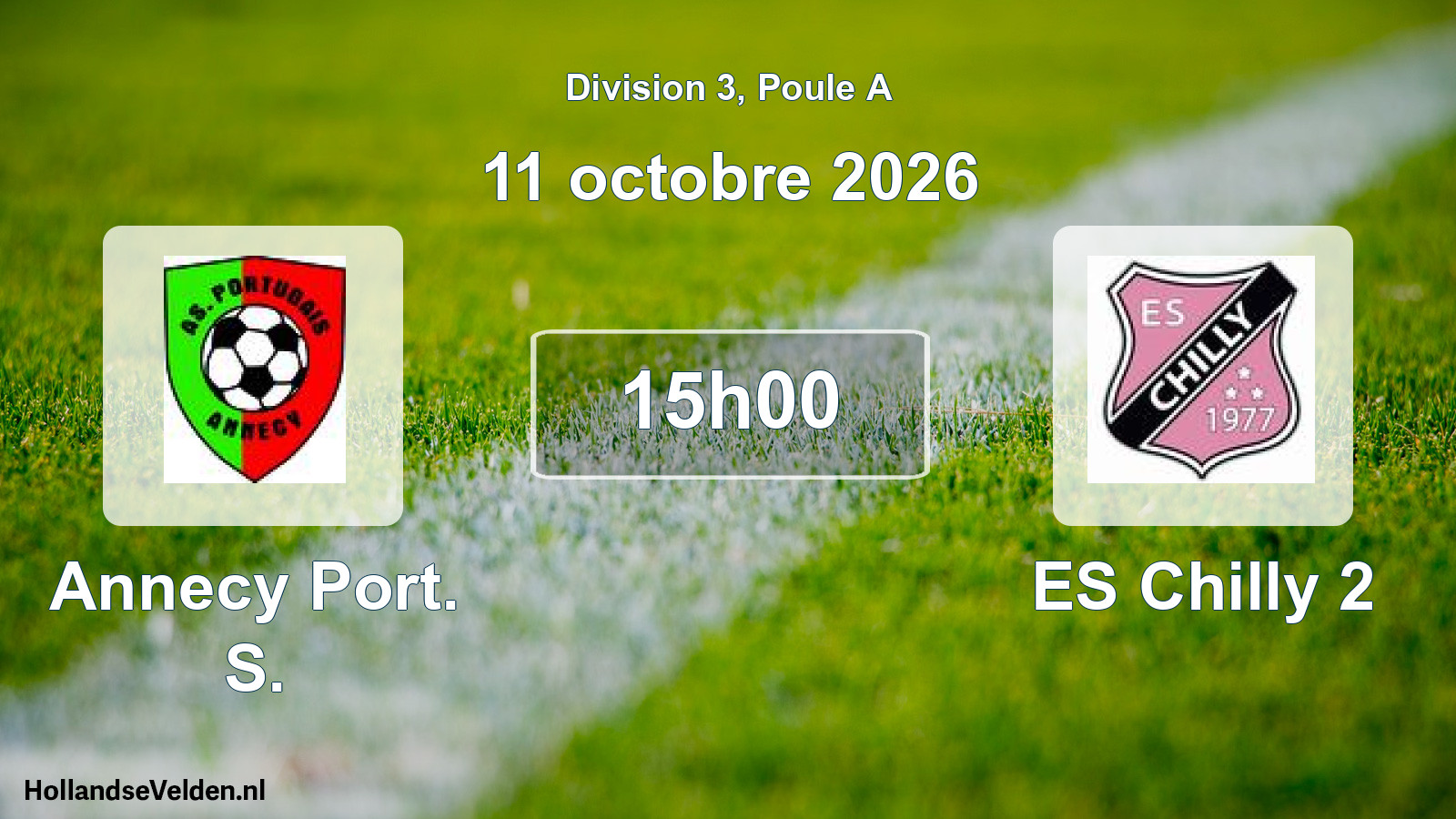 Scheduled Match: Annecy Port. S. - ES Chilly 2 (11 October 2026)