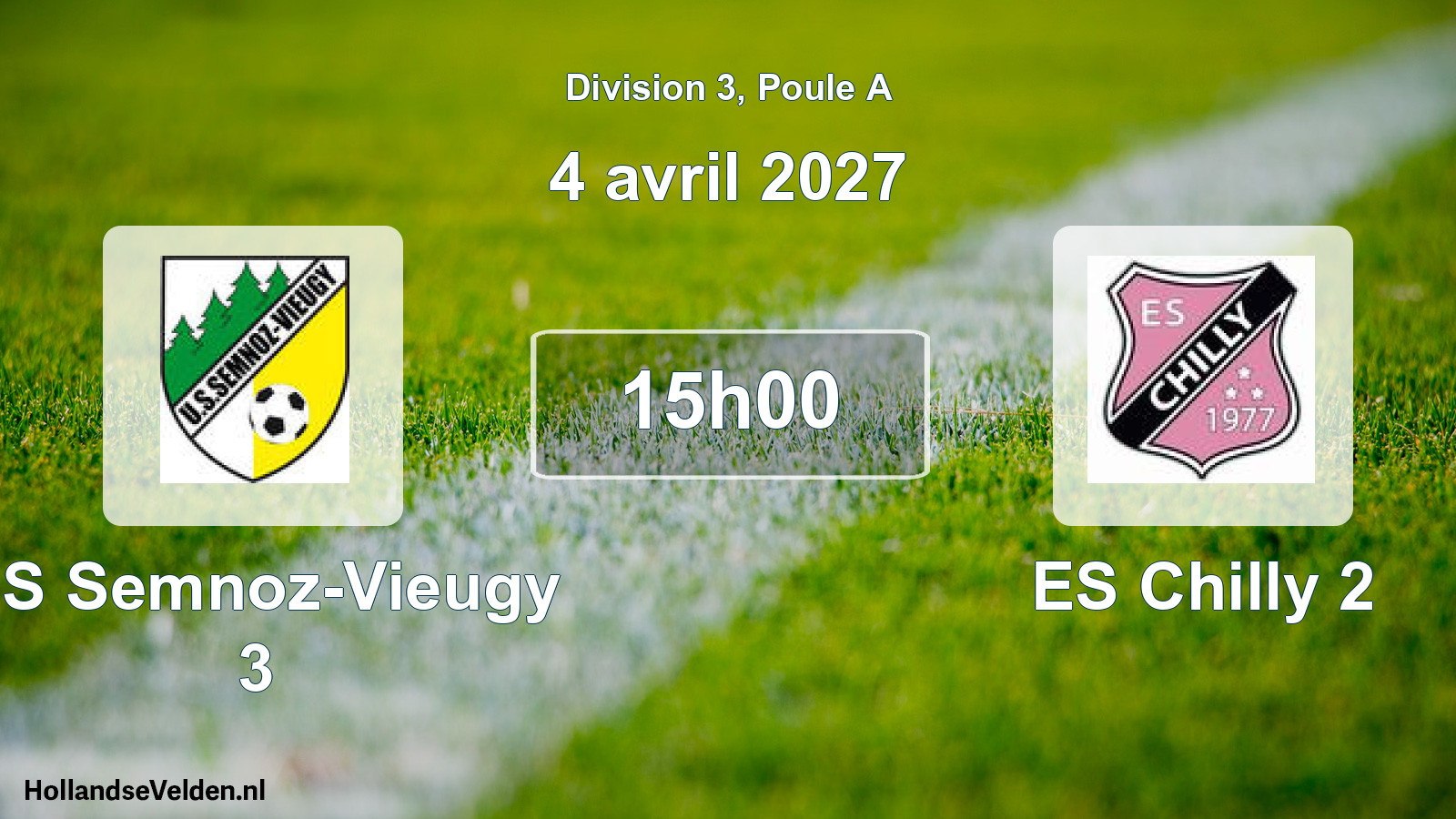 Match programmé: US Semnoz-Vieugy 3 - ES Chilly 2 (4 avril 2027)