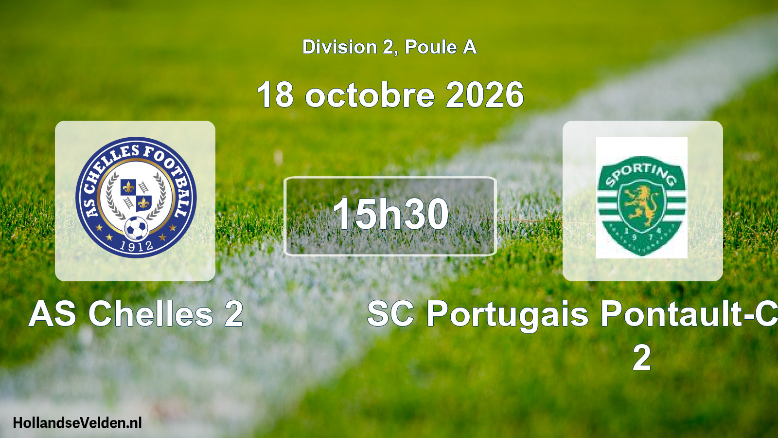 Scheduled Match: AS Chelles 2 - SC Portugais Pontault-Combault 2 (18 October 2026)