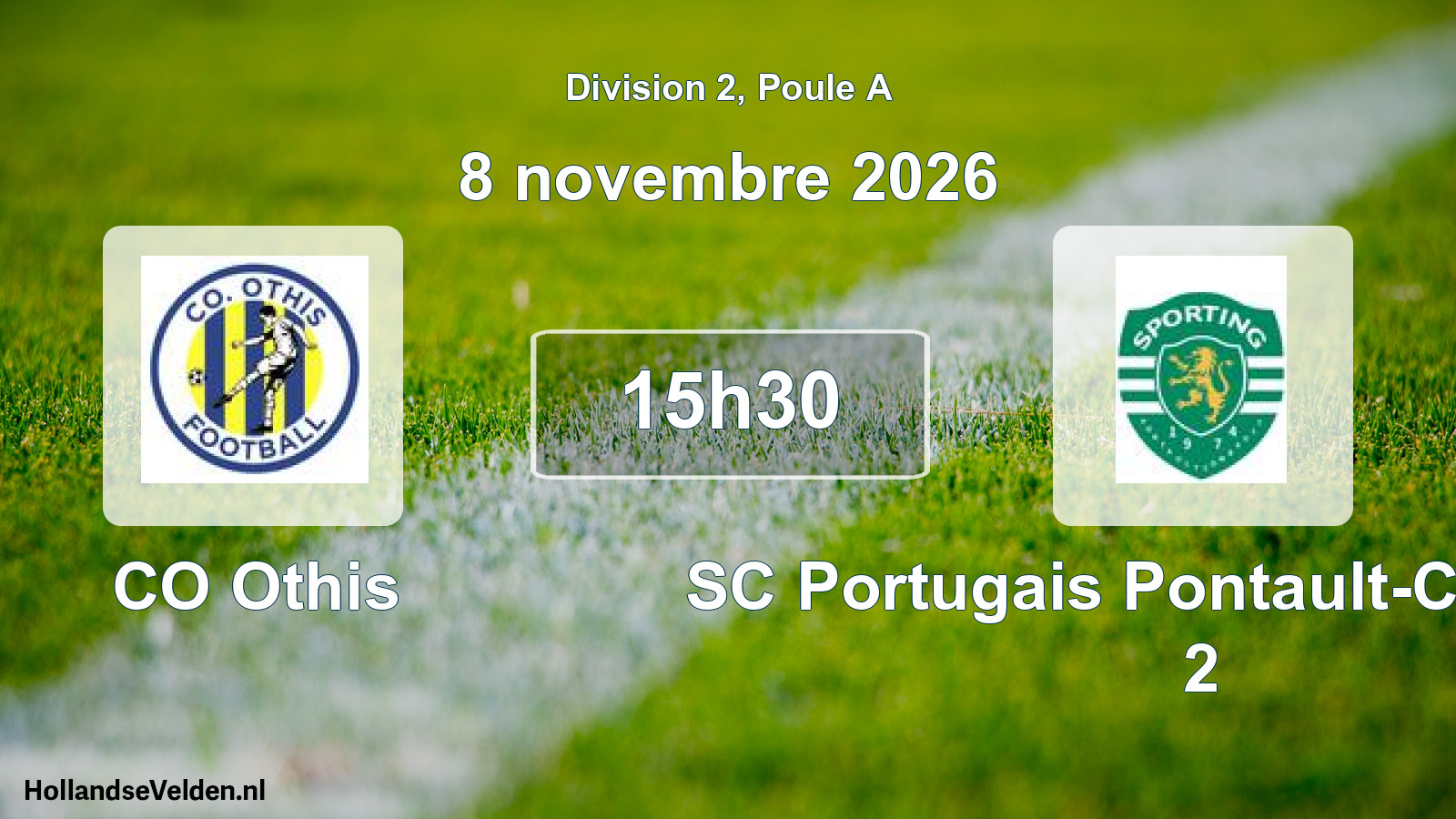 Scheduled Match: CO Othis - SC Portugais Pontault-Combault 2 (8 November 2026)