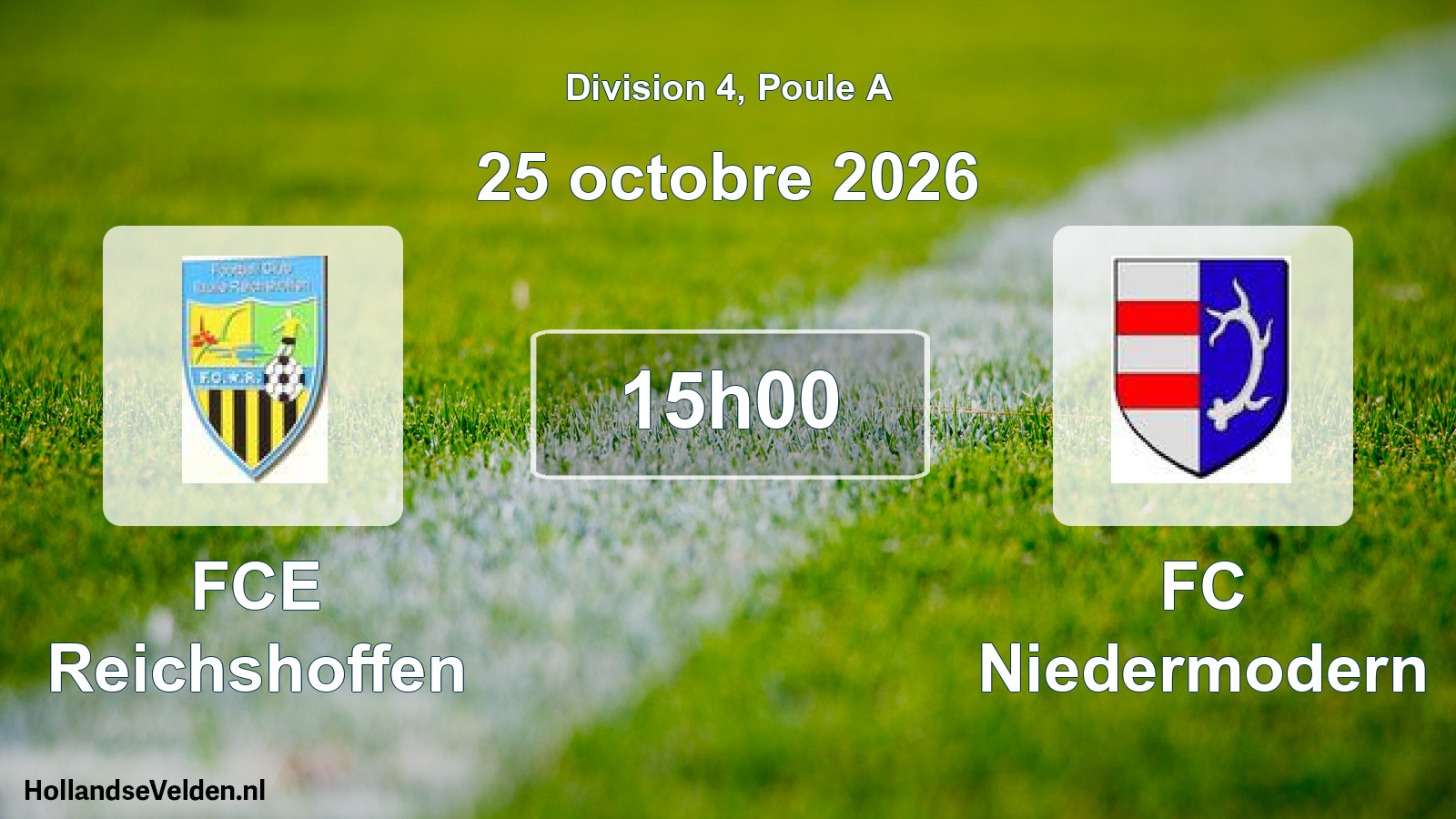 Scheduled Match: FCE Reichshoffen - FC Niedermodern (25 October 2026)
