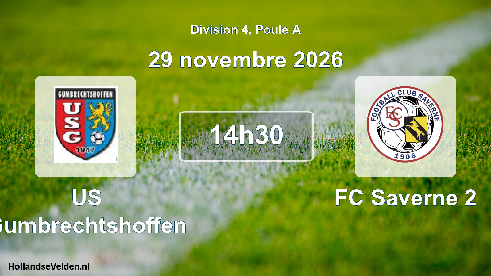 Scheduled Match: US Gumbrechtshoffen - FC Saverne 2 (29 November 2026)