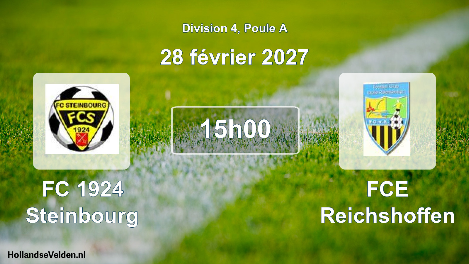 Scheduled Match: FC 1924 Steinbourg - FCE Reichshoffen (28 February 2027)