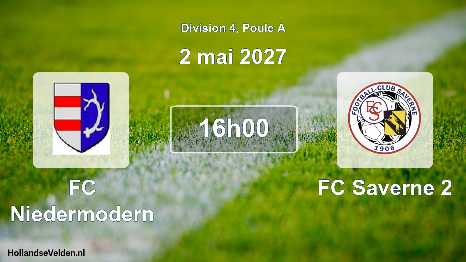 Scheduled Match: FC Niedermodern - FC Saverne 2 (2 May 2027)