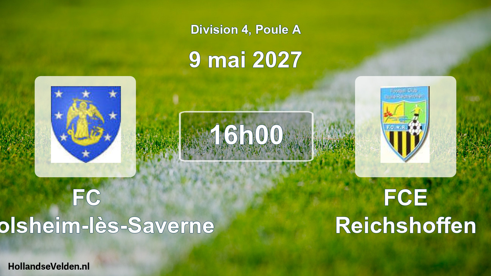 Scheduled Match: FC Ernolsheim-lès-Saverne - FCE Reichshoffen (9 May 2027)
