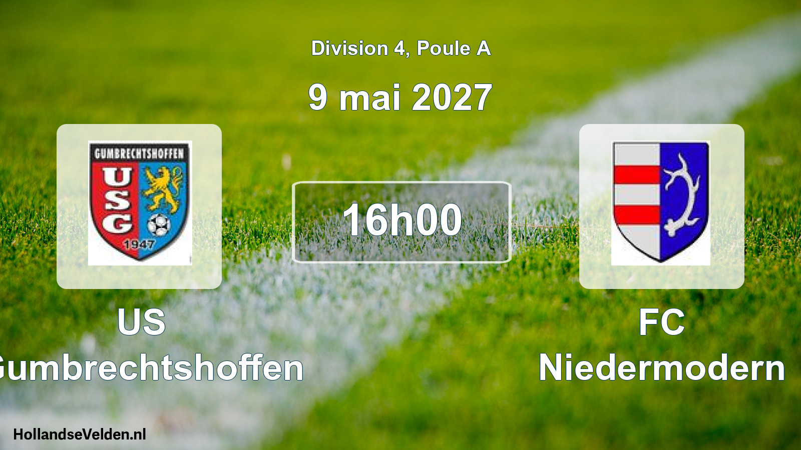Scheduled Match: US Gumbrechtshoffen - FC Niedermodern (9 May 2027)