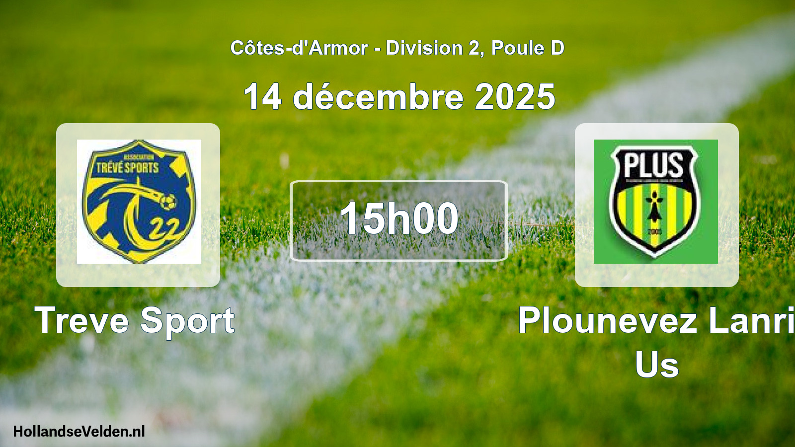 Scheduled Match: Treve Sport - Plounevez Lanri Us (14 December 2025)