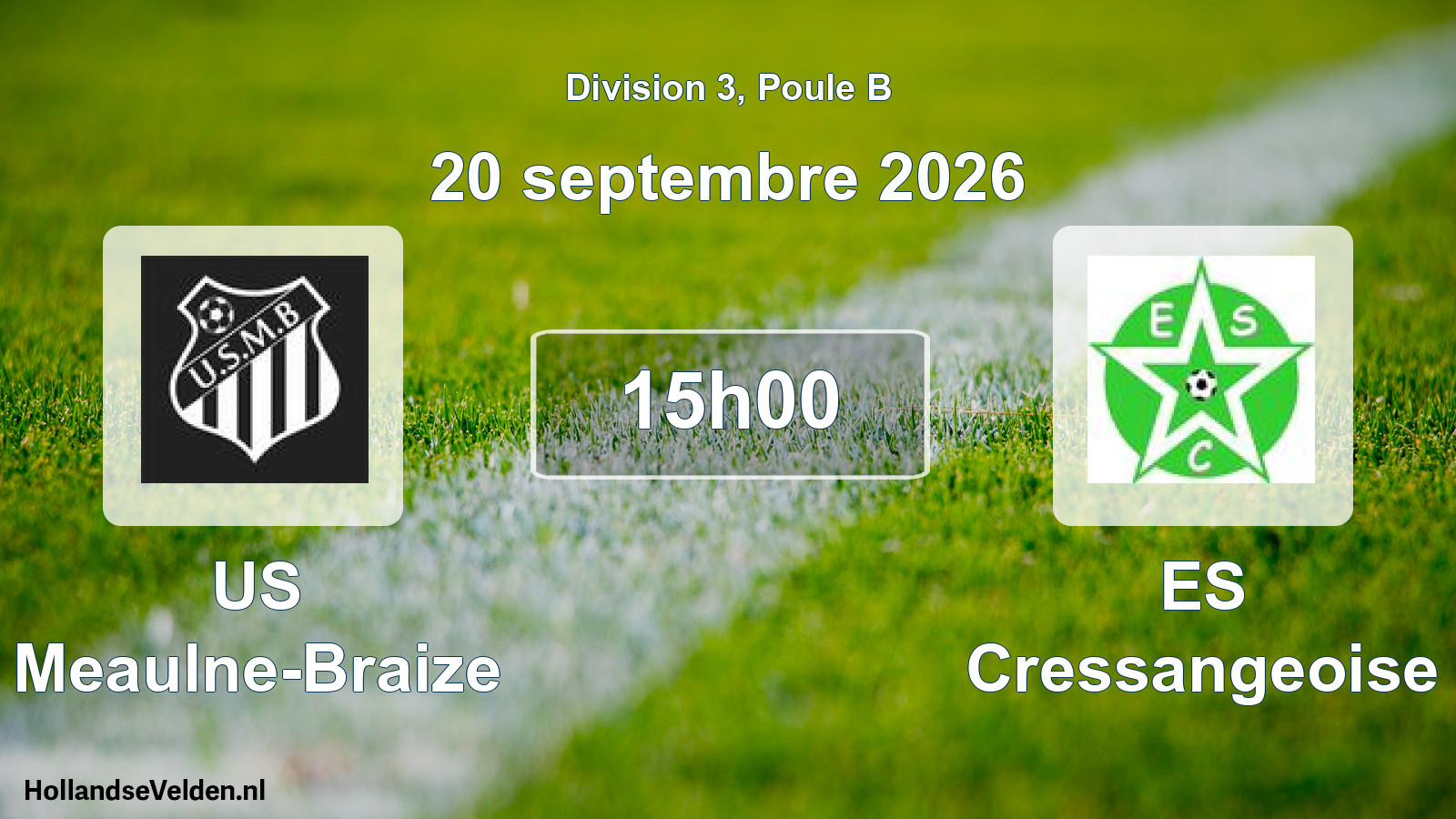 Match programmé: US Meaulne-Braize - ES Cressangeoise (20 septembre 2026)