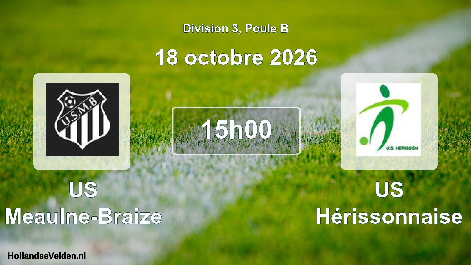 Match programmé: US Meaulne-Braize - US Hérissonnaise (18 octobre 2026)
