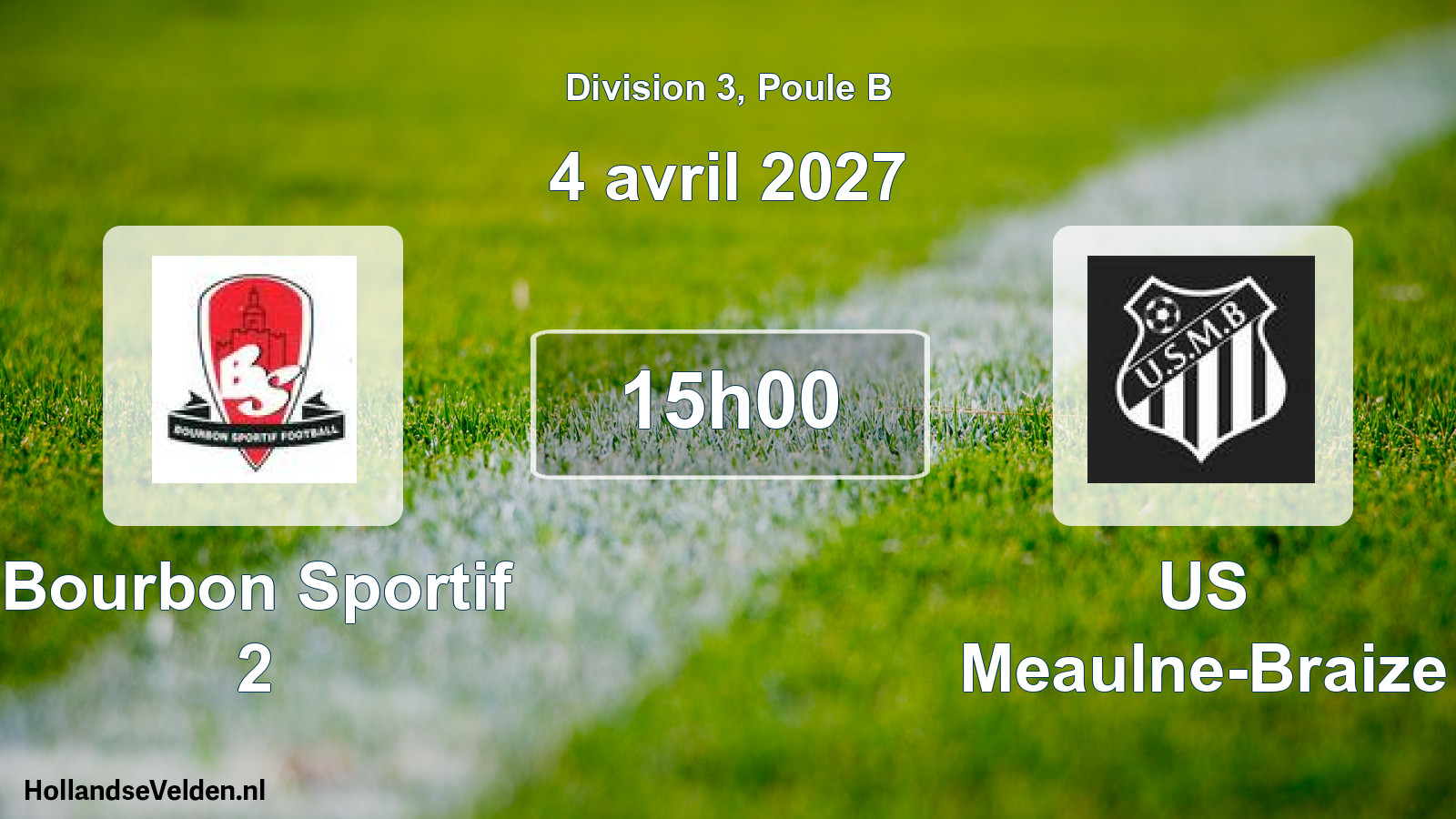 Match programmé: Bourbon Sportif 2 - US Meaulne-Braize (4 avril 2027)
