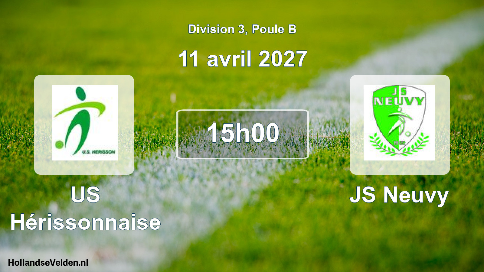 Match programmé: US Hérissonnaise - JS Neuvy (11 avril 2027)