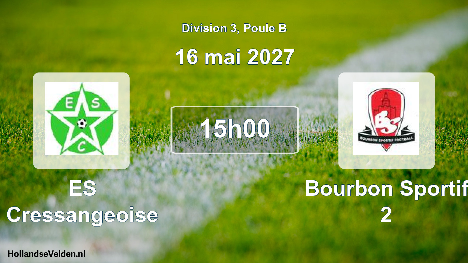Match programmé: ES Cressangeoise - Bourbon Sportif 2 (16 mai 2027)