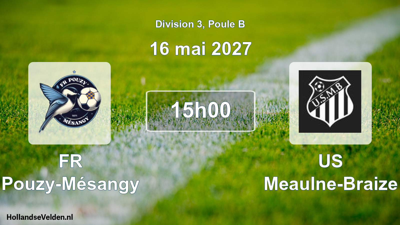 Match programmé: FR Pouzy-Mésangy - US Meaulne-Braize (16 mai 2027)