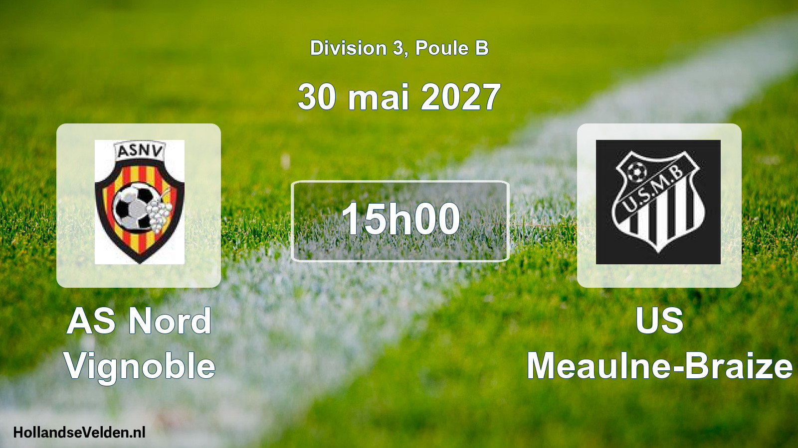Match programmé: AS Nord Vignoble - US Meaulne-Braize (30 mai 2027)