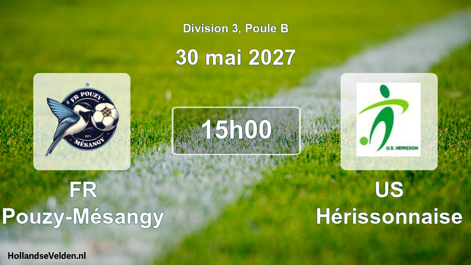 Match programmé: FR Pouzy-Mésangy - US Hérissonnaise (30 mai 2027)