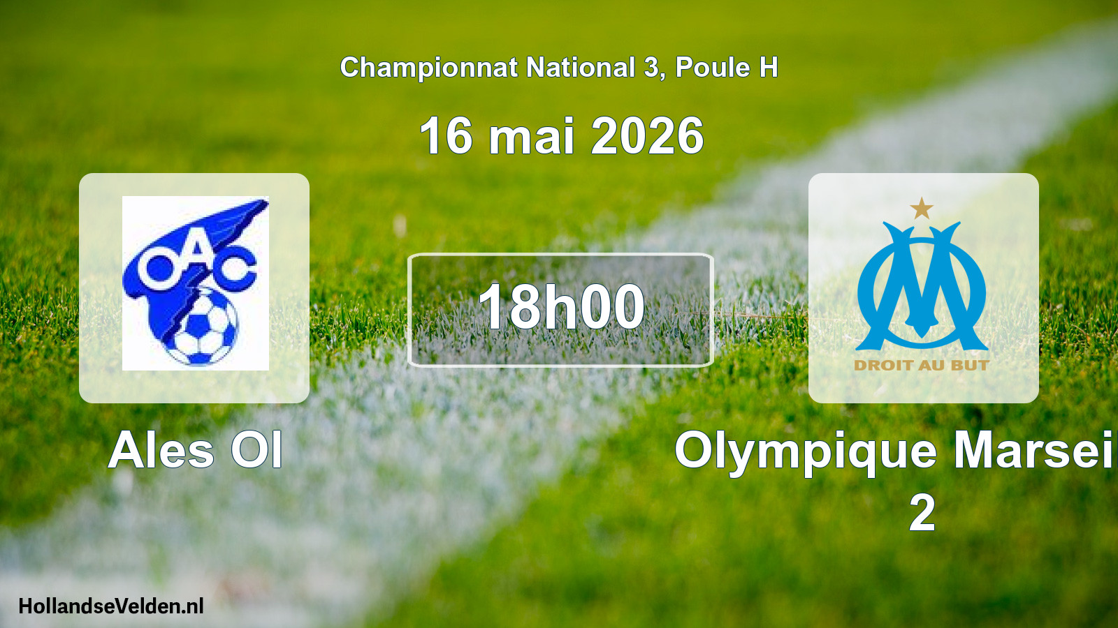 Geplande wedstrijd: Ales Ol - Olympique Marseille 2 (16 mei 2026)