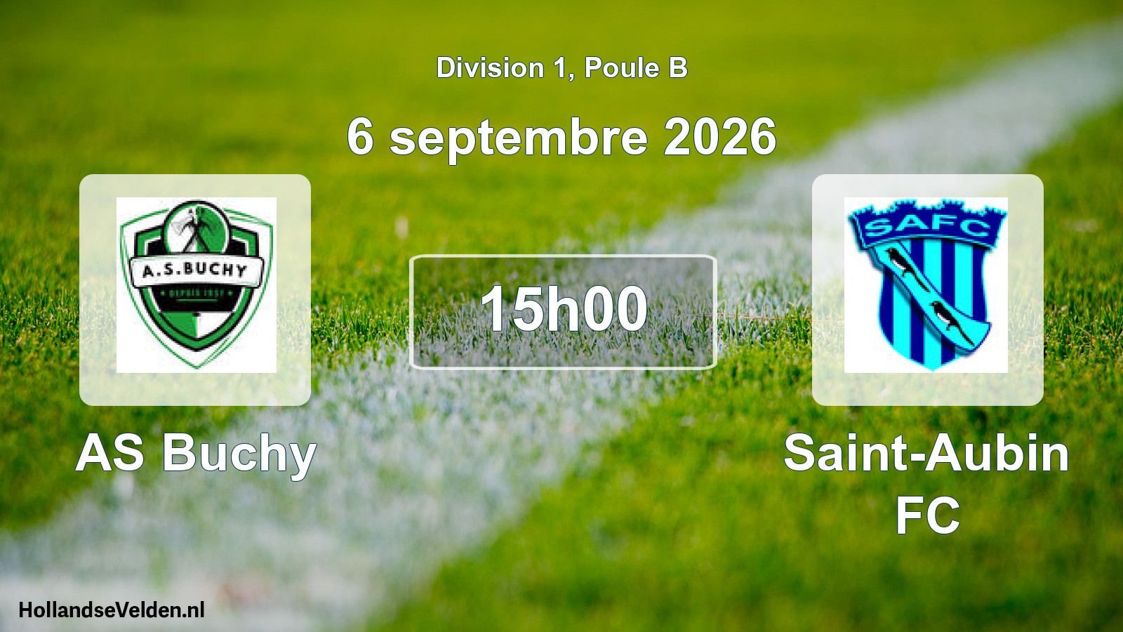 Match programmé: AS Buchy - Saint-Aubin FC (6 septembre 2026)