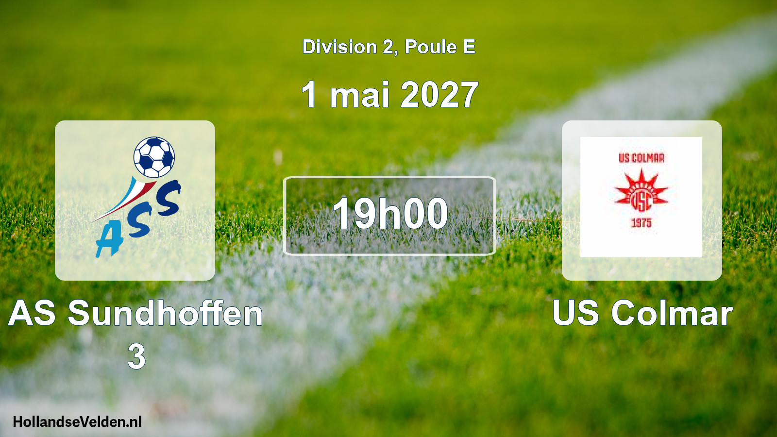 Scheduled Match: AS Sundhoffen 3 - US Colmar (1 May 2027)