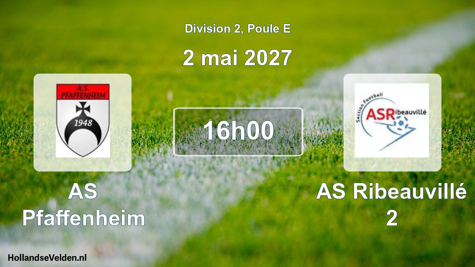 Scheduled Match: AS Pfaffenheim - AS Ribeauvillé 2 (2 May 2027)