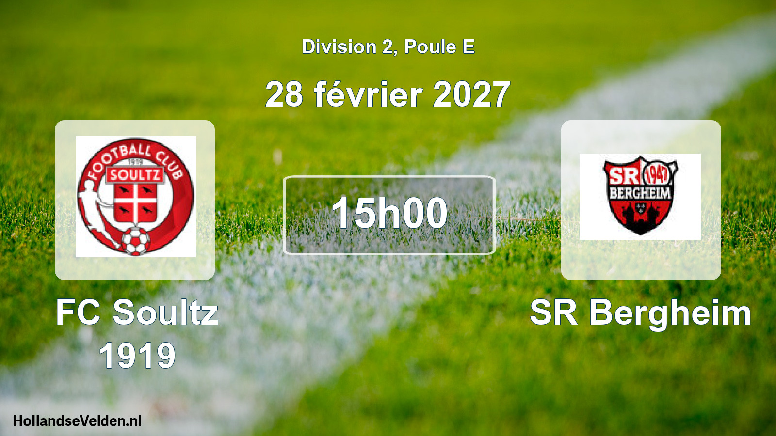 Scheduled Match: FC Soultz 1919 - SR Bergheim (28 February 2027)