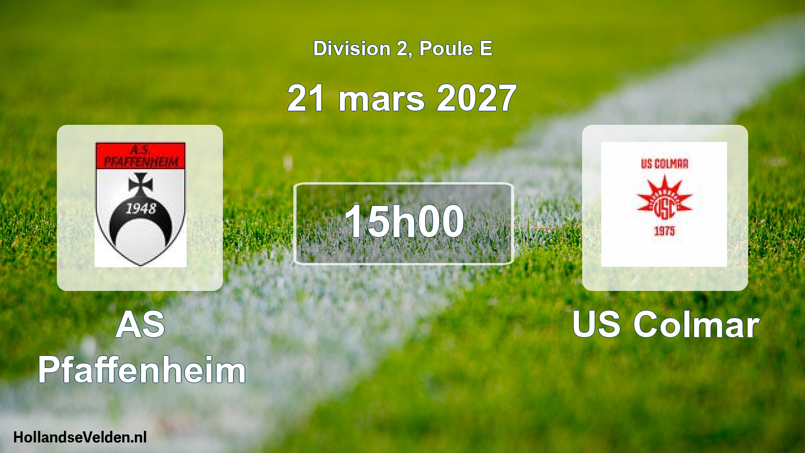 Scheduled Match: AS Pfaffenheim - US Colmar (21 March 2027)