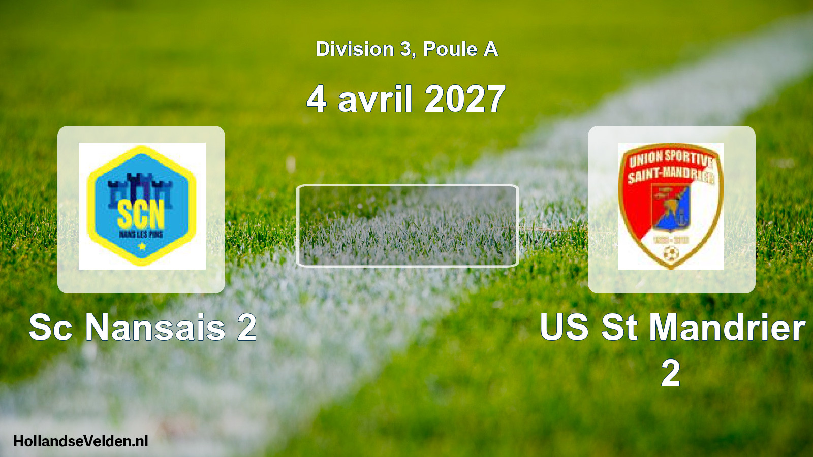 Match programmé: Sc Nansais 2 - US St Mandrier 2 (4 avril 2027)