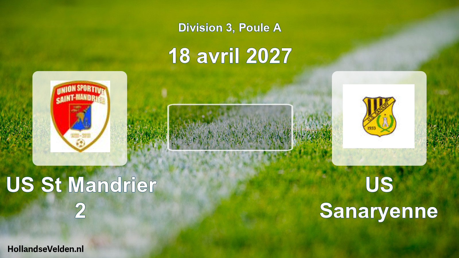 Match programmé: US St Mandrier 2 - US Sanaryenne (18 avril 2027)