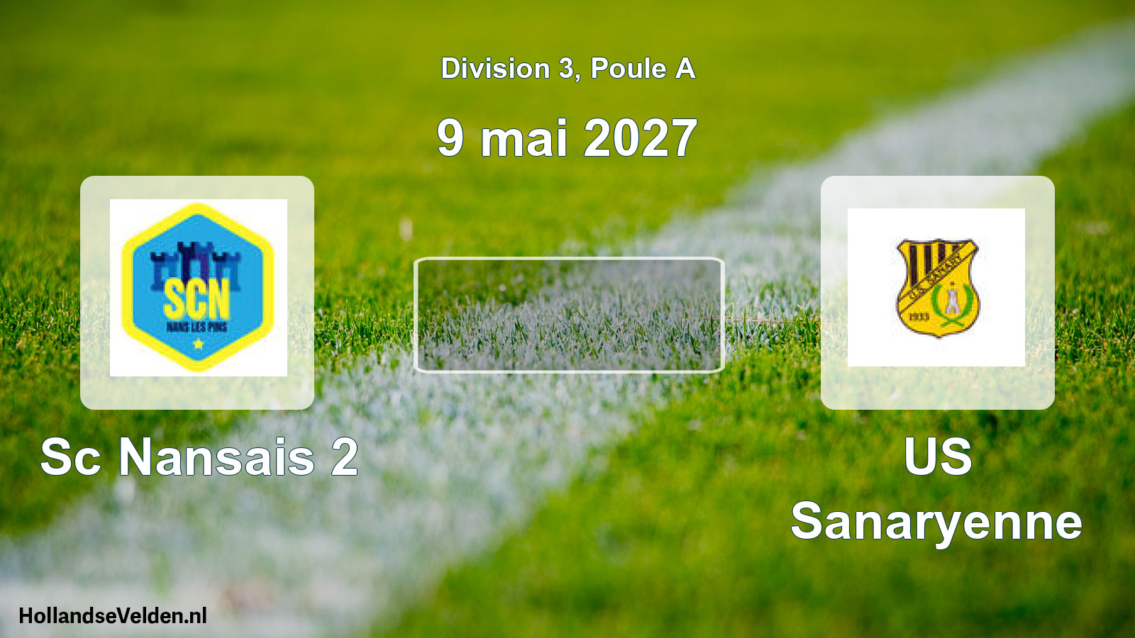 Match programmé: Sc Nansais 2 - US Sanaryenne (9 mai 2027)