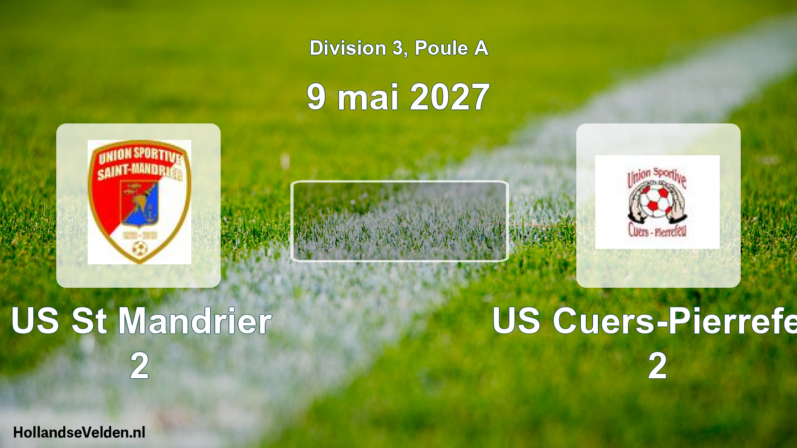 Scheduled Match: US St Mandrier 2 - US Cuers-Pierrefeu 2 (9 May 2027)